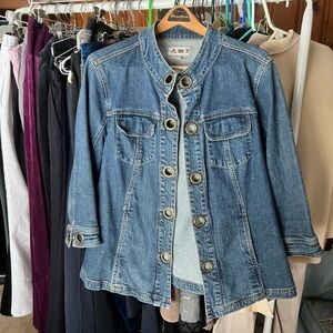 AMX Women's Blue Denim Jacket